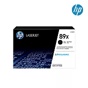 HP 89X LaserJet 高列印量黑色原廠碳粉匣(CF289X)