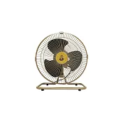 [野一夏] 12吋三段風速360度百頭靜音桌扇風扇  沙漠黃