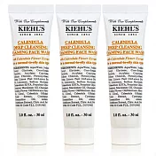 Kiehls 契爾氏 金盞花植物精華潔面泡泡凝露 30ml*3入 (百貨專櫃貨)