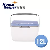 妙管家 ICEMASTER手提式保冰桶12L(附冰磚) 珍珠白