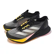 adidas 慢跑鞋 Adizero Boston 12 M 男鞋 黑 橘黃 輕量 緩衝 輪胎大底 運動鞋 愛迪達 IF9212 29cm 黑 橘黃