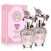 Anna Sui 安娜蘇 玫瑰花舞獨角獸女性淡香水(30ml)X2入