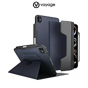 VOYAGE iPad Pro 11吋 (M4) 2024 磁吸式保護套 CoverMate Deluxe- 藍色