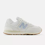 New Balance 574 系列 女 休閒鞋 灰藍-WL574QA2-B US6 灰色