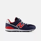 New Balance 996 系列 中大童 休閒鞋 藍紅-YV996EB3-W 18.5 藍色