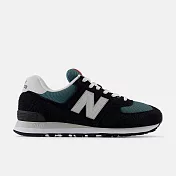 New Balance 574 系列 男女 休閒鞋 黑-U574MGH-D US6.5 黑色