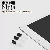 【東京御用Ninja】Apple iPad Air 11吋 (2024年版)專用USB Type-C傳輸底塞(3入裝) (透明)