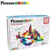 PicassoTiles磁力積木-賽車軌道128pcs