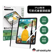 AHAStyle 類紙膜/肯特紙 iPad Pro 11 2024 日本原料 可拆卸式(奈米吸盤)繪畫類紙膜 Paper-Feel 繪圖/筆記首選 (台灣景點包裝限定版)