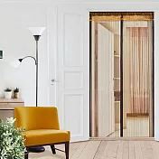 【巴芙洛】創新防蚊防蟲門簾(門簾/長門簾/魔術貼防蚊蟲門簾)-咖啡  咖啡