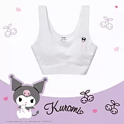 【ONEDER旺達棉品】三麗鷗酷洛米無痕成長胸衣 Kuromi少女無痕胸衣- M 白-KU-NNT201