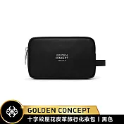 ★送原廠好禮★Golden Concept Saffiano Leather 十字壓紋 小牛皮盥洗收納包 S號