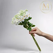【Floral M】夏日經典茉莉花優雅白仿真花花材（1入/組）