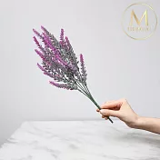 【Floral M】南法薰衣草花園勃根地紫仿真花花材（1入/組）