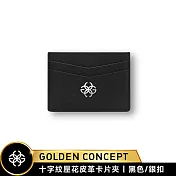 ★送原廠好禮★Golden Concept Saffiano Leather 十字壓紋 小牛皮卡夾 Card Holder