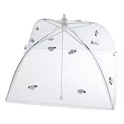 《EXCELSA》方形摺疊桌罩 | 防蠅罩 防塵罩 蓋菜罩 - 小花31cm