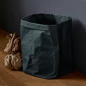 《Philippi》Todo再生皮革收納籃 | 整理籃 置物籃 儲物箱 - 海軍藍