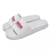 adidas 拖鞋 Adilette Shower 男鞋 女鞋 白 紅 緩衝 一片拖 涼拖鞋 愛迪達 IE8944