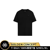 ☆原廠禮多重送☆Golden Concept T-Shirt 黑色/黑刺繡 CT-TS529 (常規版) S 黑色