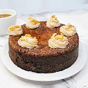 樂活e棧-父親節造型蛋糕-濃情巧克力蛋糕-6吋1顆(限卡 低澱粉 手作蛋糕) D+7出貨