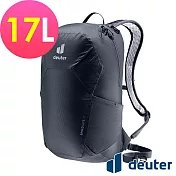 【deuter 德國】SPEED LITE 17L超輕量旅遊揹包3410122 黑