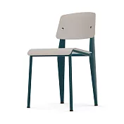Vitra Standard SP 標準單椅 （羊毛灰座面、王朝藍椅腳）