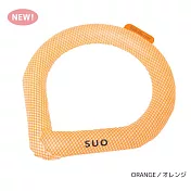 日本SUO 28°C植物素材涼感圍脖頸圈 S 韓國製 橘色