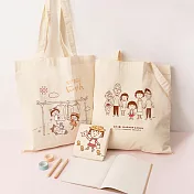 櫻桃小丸子棉布手提袋 -貓咪