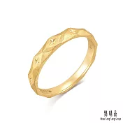【點睛品】 V&A博物館系列  18K黃色金戒指(男戒) 港圍16