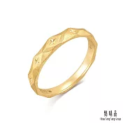 【點睛品】 V&A博物館系列 18K黃色金戒指(男戒) 港圍16