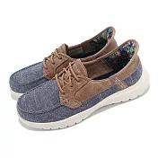 Skechers 馬克縫帆船鞋 On-The-Go Flex-Coastal Sky Slip-Ins 女鞋 藍 健走 138215NVW