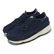Nike 休閒鞋 Air Footscape Woven 女鞋 男鞋 藍 米白 牛仔 單寧 復刻 編織鞋 HF1759-400