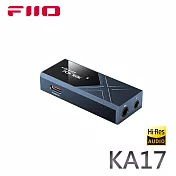 FiiO KA17 旗艦平衡解碼耳機轉換器 - 藍色款