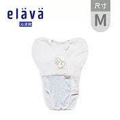 Elava 韓國 嬰兒包屁式安撫包巾(附舒眠墊) - 沁涼款 - 小花蕾 M