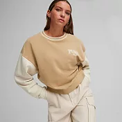 PUMA  基本系列Puma Squad 女圓領衫-卡其-67789883 M 卡其