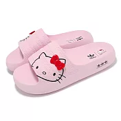 adidas x Hello Kitty 拖鞋 Adilette Ayoon W 女鞋 粉 三麗鷗聯名款 愛迪達 IH2680 23.5cm PINK/BLACK