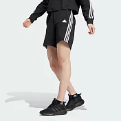 ADIDAS W FI 3S SHORT 女休閒短褲-黑-IP1543 S 黑色