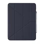 Pipetto Origami Pencil iPad Air 13吋 2024 多角度保護套（內建筆槽） 深海藍