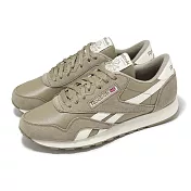 Reebok 休閒鞋 Classic Nylon 男鞋 女鞋 棕 白 麂皮 拼接 情侶鞋 100205112