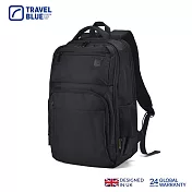 【Travel Blue 藍旅】魅力款 商務背包-黑 後背包/筆電包/防水電腦包/雙肩包/商務背包 TB3020 黑色