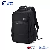【Travel Blue 藍旅】豪華款 商務背包-黑 後背包/筆電包/防水電腦包/雙肩包/大容量背包 TB3030 黑色