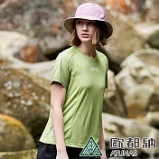 【ATUNAS 歐都納】女款Polygiene涼感抑菌短袖T恤A1TS2403W- S 牛油果綠