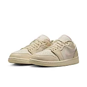 NIKE AIR JORDAN 1 LOW SE 女籃球鞋-米白-FQ1925100 US6 白色