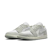 NIKE AIR JORDAN 1 LOW SE 男籃球鞋-白綠-FN5214131 US10 白色