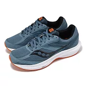 Saucony 慢跑鞋 Cohesion 17 男鞋 藍 黑 緩衝 網布 運動鞋 索康尼 S20944203