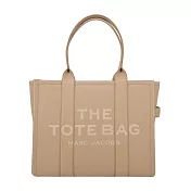 MARC JACOBS The Leather TOTE 皮革肩背托特包-大/ 駝色