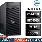 Dell 戴爾 Precision 3680工作站 (i9-14900/128G/4TB+4TSSD/RTX4080-16G/1000W/W11P)