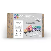 澳洲Connetix粉彩磁力積木-磁力運輸車組(50pc)