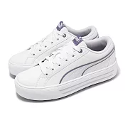 Puma 休閒鞋 Kaia 2.0 女鞋 白 紫 厚底 增高 小白鞋 39232008