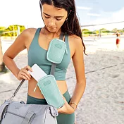 《TRAVELON》Pi輕便收納背帶包2件 | 旅遊 電子用品 零錢小物 收納袋 - 冰薄荷